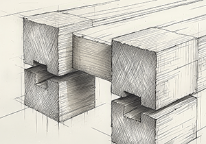 wood structure diagram