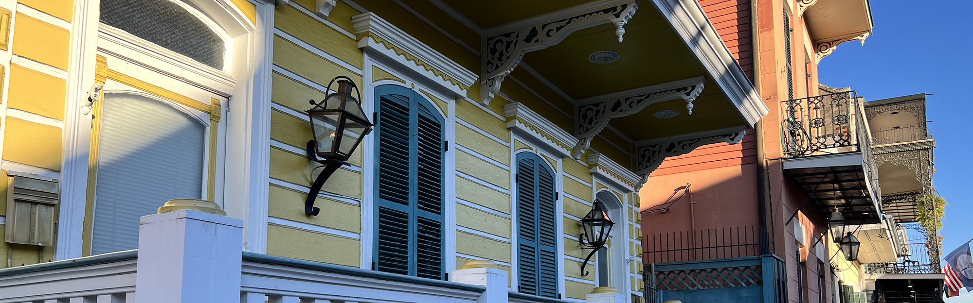 New Orleans style row of houses